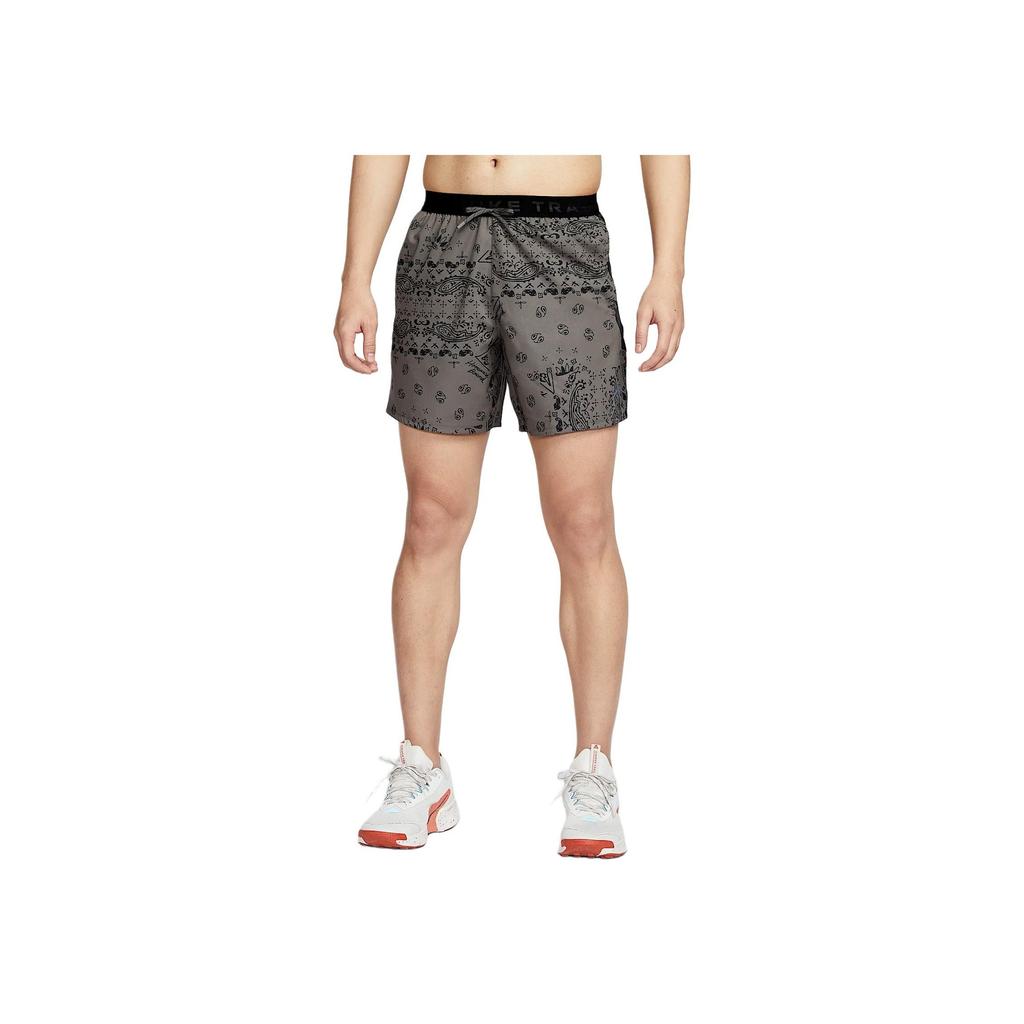 Nike Dri-Fit Trail Quick-Drying Versatile Comfortable Sports Shorts Men Shorts Cave-Stone Black HJ4175-289