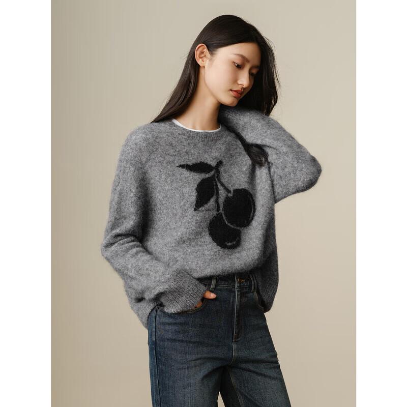 JOOZZY ANNA&CO Women's Soft Alpaca Wool High-Neck Knit Sweater 2024 Winter Collection