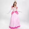 Super Mario Princess Peach Halloween Cosplay Costume