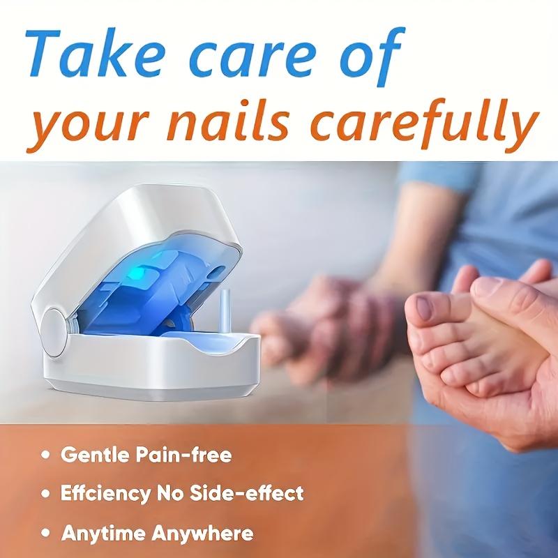 Dispositivo lâmpada de limpeza para fungos nas unhas para unhas dos pés e unhas danificadas, descoloridas e grossas, removedor de fungos nas unhas eficaz e recarregável