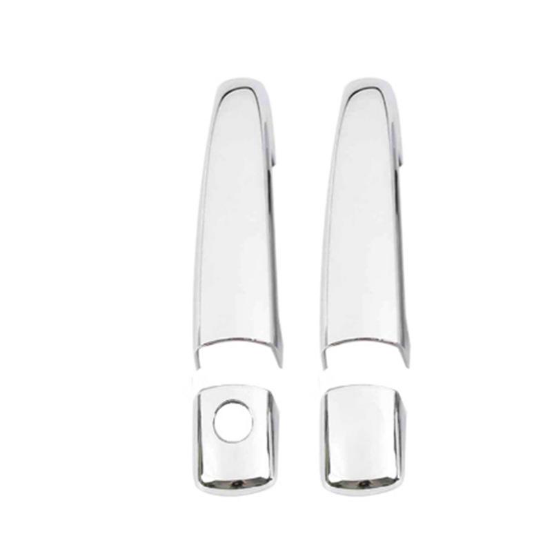 Carbon Fiber Chrome Door Handle Cover for Peugeot 208 (2012-2019)