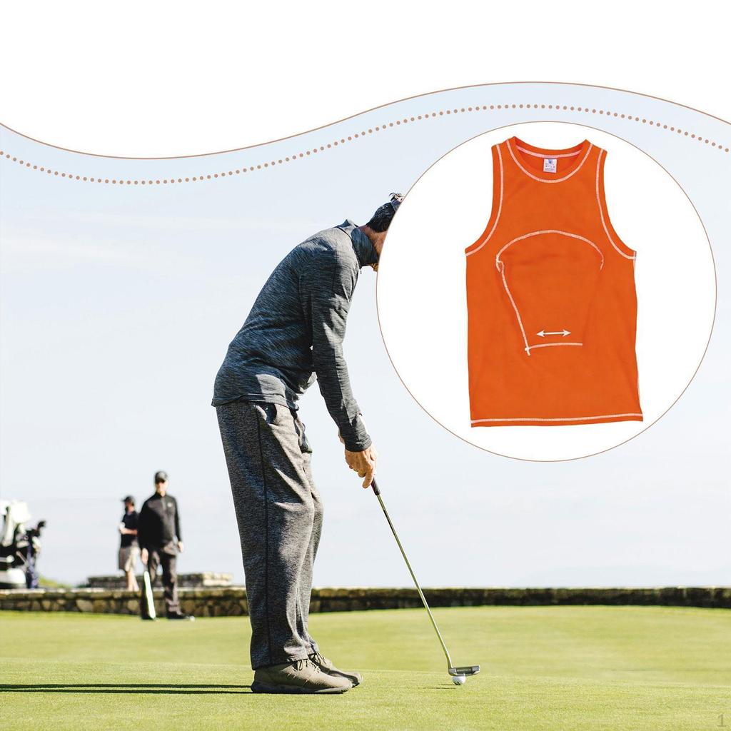 Tréninkové tričko na golfový švih Profesionální pomůcka pro trénink gest a zarovnání pro cvičení venku i uvnitř