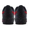 Nike Air Force 1 Scarlet Dot Abrasion Resistant Slip Resistant Low Top Skateboard Shoes Unisex Black Red cw2288001(Team1039-)