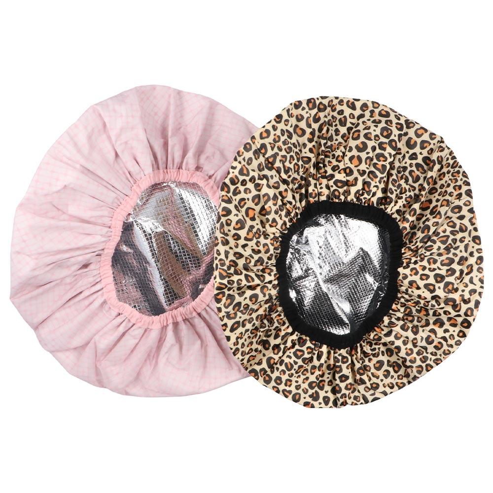 Thermostatic Hair Mask Cap Steam Hair Mask Cap Thickened Shower Cap Smooth Hair Oil Baking Cap