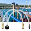 2Pcs/Set Boat Bleed Kit Filler Kit for Refilling Boat's Steering System Fluid