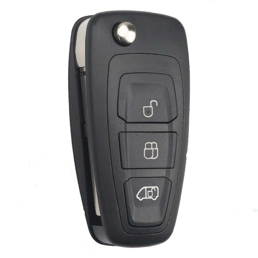 SilKY Flip Remote Control Car Key Fob ID49 Chip/4D63 CHIP 433MHz FCCID GK2T-15K601-AB/AA For Ford Transit Custom Tourneo 2015+