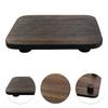 Wood Pedestal Soap Stand Counter Decor Rustic Modern Gift Riser Stand Candle Plant Holder for Vases Plant Tissues Makeup Kitchen