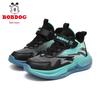 Babudou Boys' Winter Velvet-Lined Waterproof Running Shoes - Lightweight, Non-Slip, Warm Two-Layer Cotton Design.