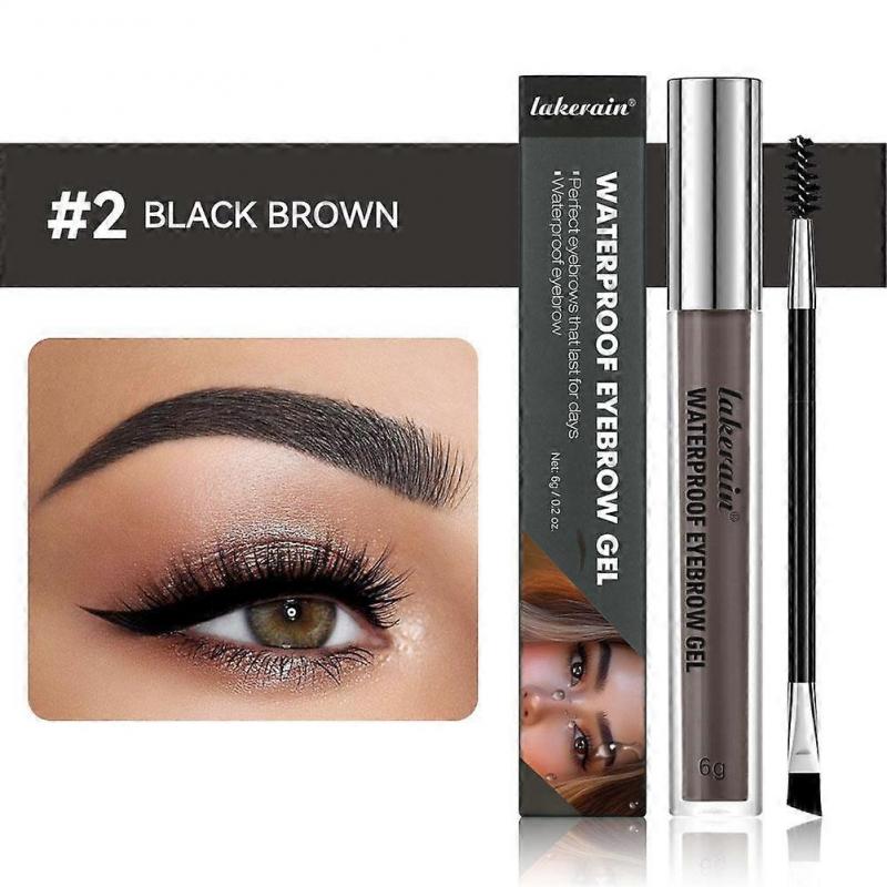 Waterproof Eyebrow Glue #4 (D) $ Waterproof Eyebrow Glue Eyebrow Dyeing and Shaping Easy To Color Long-lasting Waterproof Eyebrow Dyeing Glue 6g