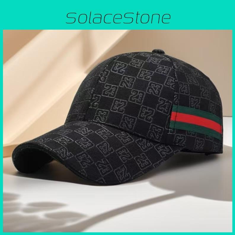 Polyester Geometric Baseball Cap With Digital Print Design For Outdoor Sun Protection