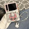 Korean Cartoon Rabbit Star Design for uraX Phone Case with Magnetic Stand 2025