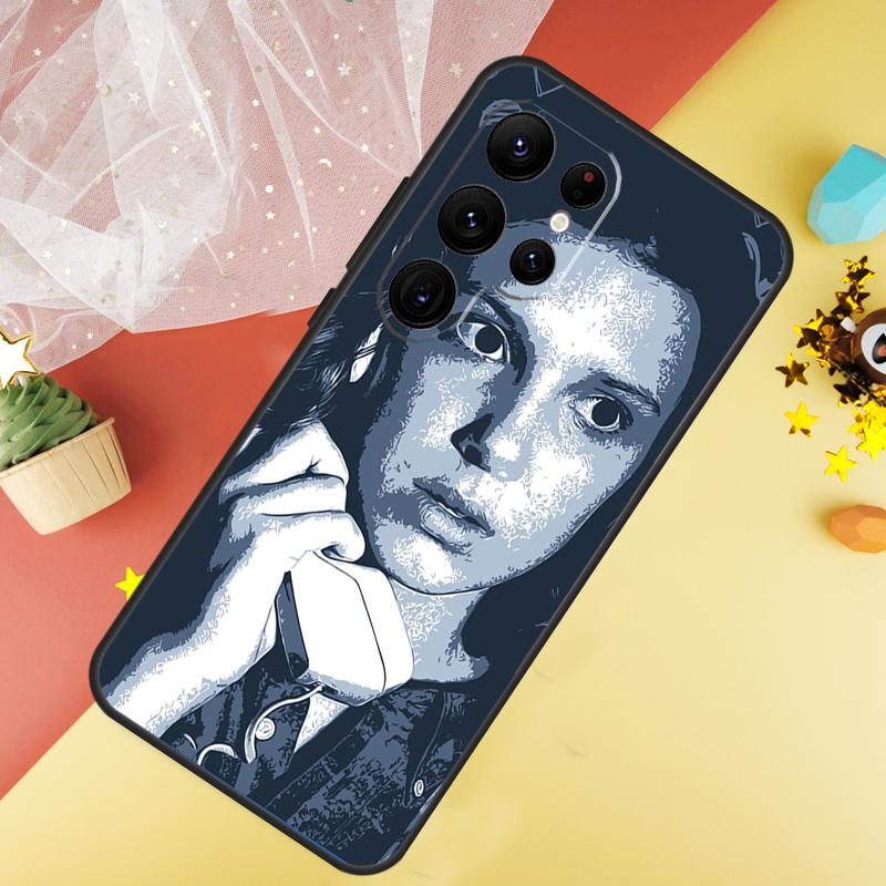 Millie Bobby Brown Case For Samsung Galaxy S23 Ultra S24 S22 S20 S21 FE Note 10 20 Ultra S8 S9 S10 Plus Cover