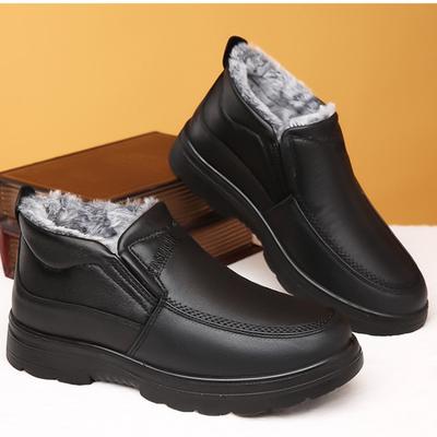 Stivali da uomo Stivaletti di alta qualità da uomo Scarpe casual da uomo leggere Scarpe da lavoro calde invernali in pelliccia Scarpe da uomo all'aperto