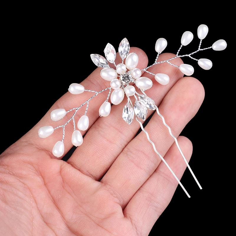 Bandeau de Mariage 35Cm Perle Accessoires Cheveux Mariée Coiffe Décorative