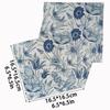 20Pcs Blue Flower Printed Paper Napkins, 2-Ply Disposable Napkins for Baby Shower Birthday Party - Table Decor Tissue Supplies