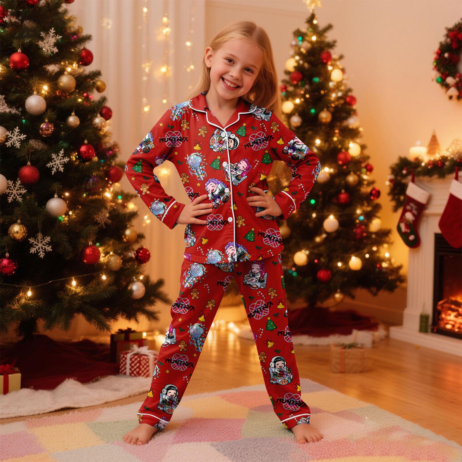 

Детская домашняя одежда, брюки с длинным рукавом, дышащая легкая пижама, удобная домашняя пижама 140 красный