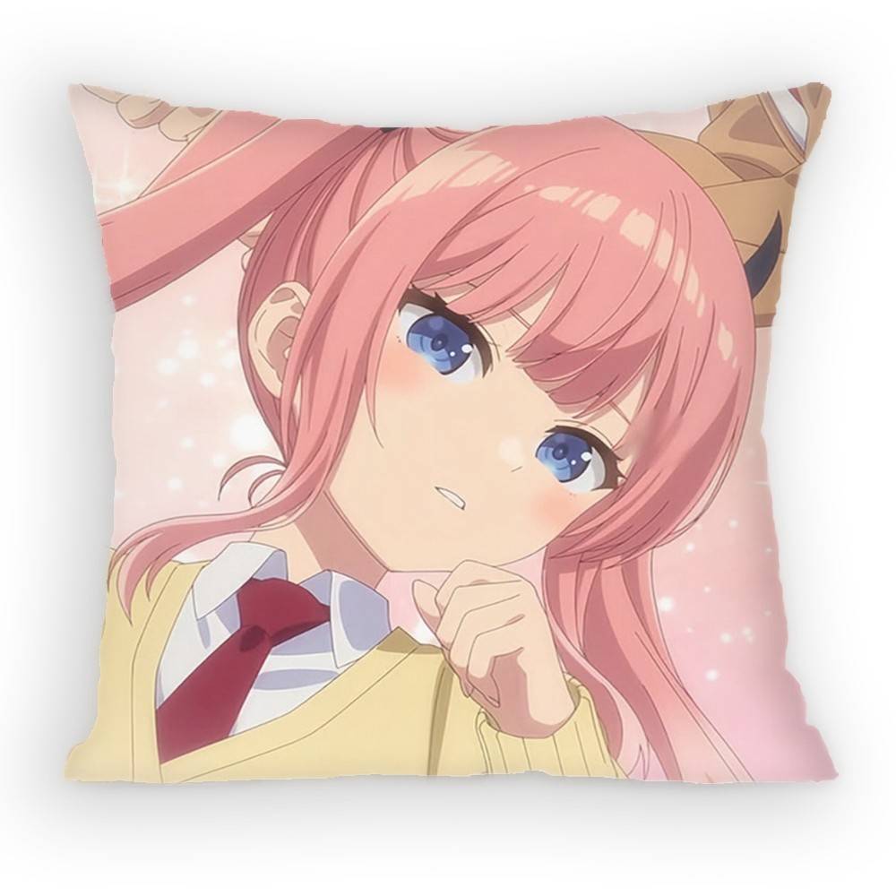 Tune In To The Midnight Heart Himekawa Nene Pillow Case Sofa Living Room for Bedroom Cushion Square Cushion Nap Time