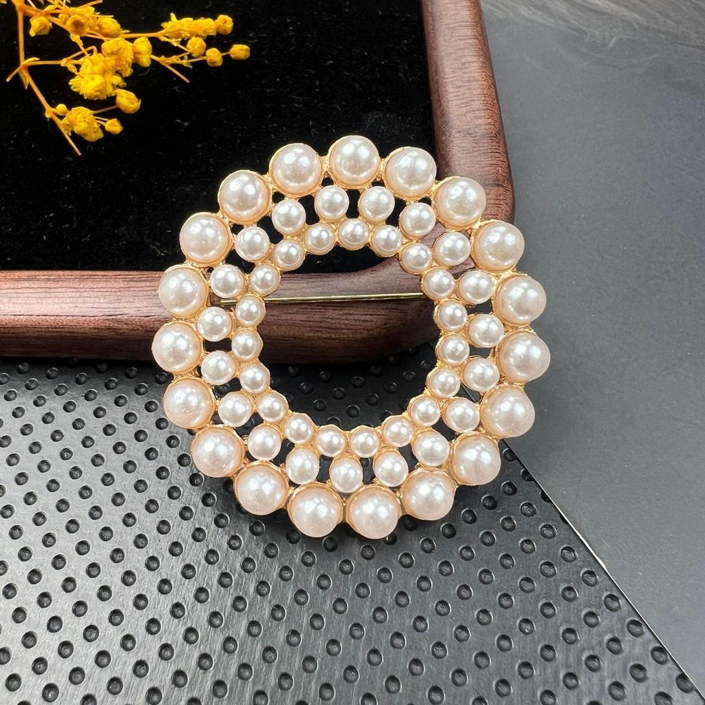 Broșă Retro Cristal Diamant cu Ac Anti-Expunere și Cataramă din Aliaj pentru Accesorii Vestimentare