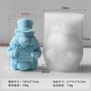 DIY Aroma Plaster Resin Ornament Animal Mould Handmade Soap Candle Making Supplies 3D Cute Groundhog Silicone Candle Mold