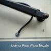 Black Rubber Windscreen Wiper Washer Jet Tube Pipe Hose 200cm Car Auto Parts