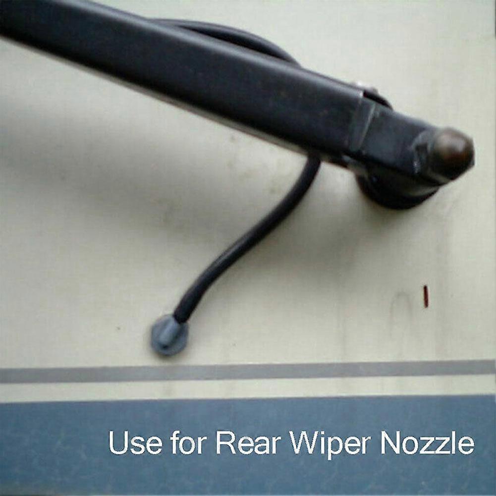 Black Rubber Windscreen Wiper Washer Jet Tube Pipe Hose 200cm Car Auto Parts