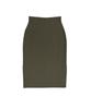 Opeuntaib Classic H Line Side Slit Long Skirt (Brown)