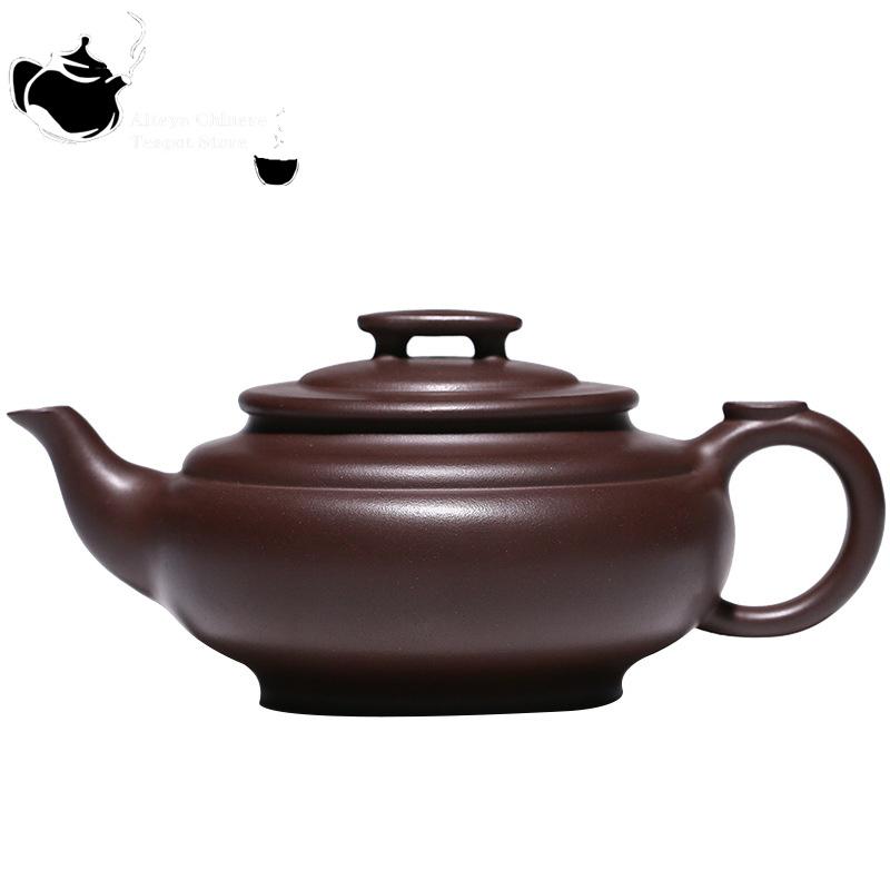 Purple Clay Pot Yixing Handmade Teapot Original Mine Baimu Purple Clay Shangxinqiao Kungfu Tea Set Gift Chinese Teapot 230ml