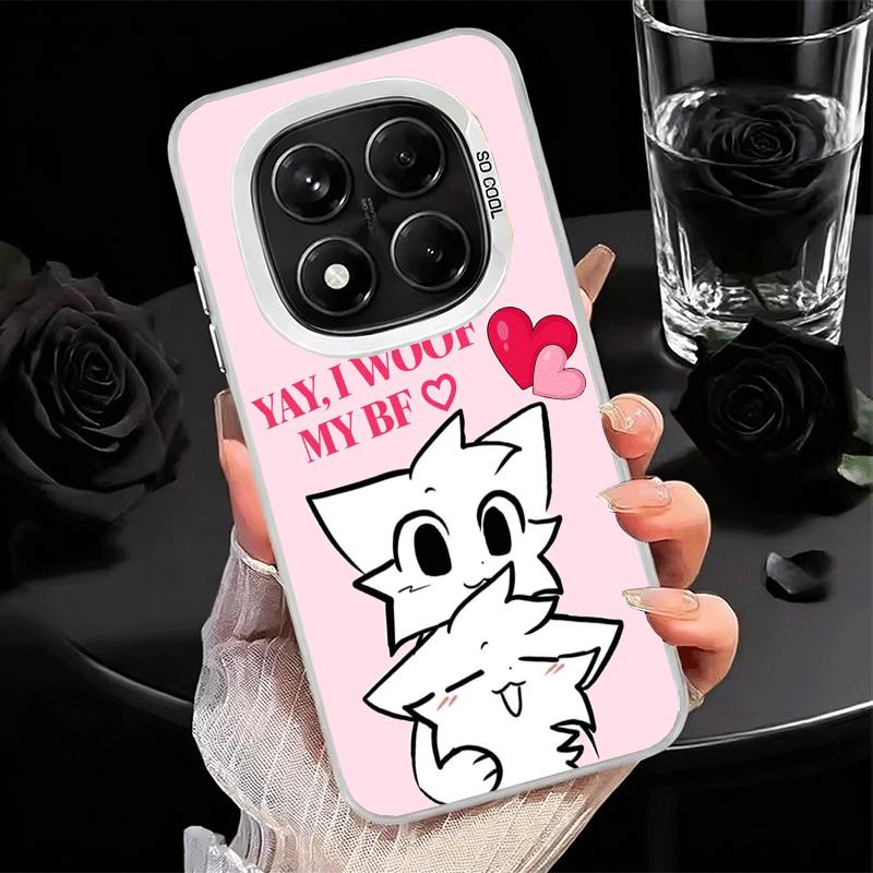 

Милый чехол B-Boykisser Catoon Ударопрочный чехол для телефона для Xiaomi Redmi Note 15 14 13 12 Pro Plus 11 11S 11T 5G Чехол Защита от падения Fundas Redmi Note 12 Pro 5G