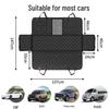 Waterproof Pet Car Seat Cushion - Outdoor Travel Hammock for Rear Seats