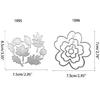 Flower Leaf Die Cut Flower Cutting Dies Scrapbooking Templates for Card Making Packaging Carbon Steel Die Cut Templates
