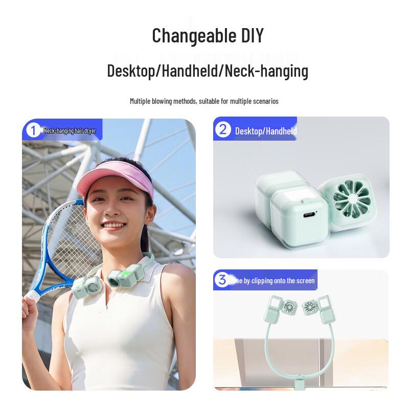 BenBenMa MT110 Ice Block Portable Neck Fan