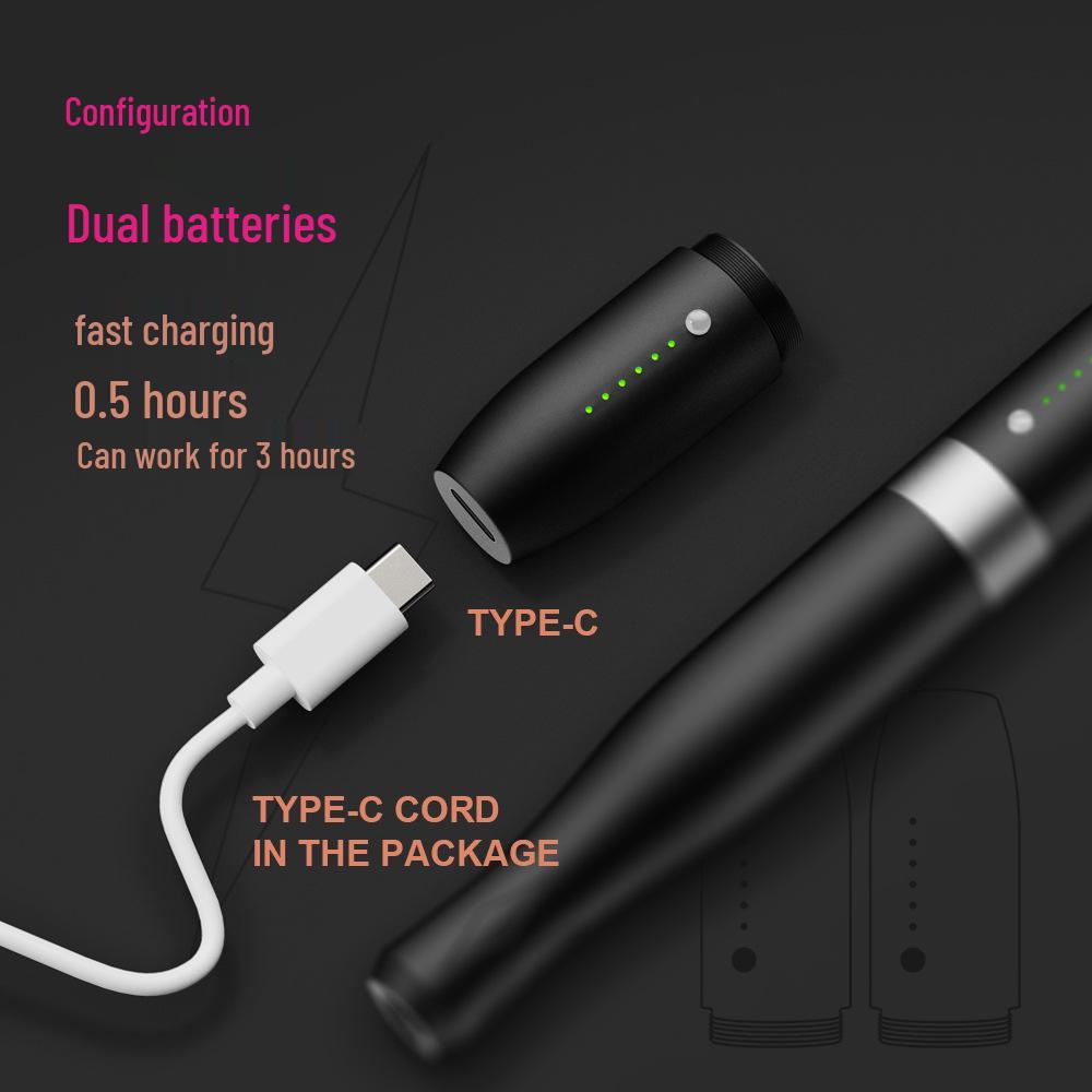 All-in-One Rechargeable Microblading and Tattoo Machine for Eyebrows, Eyes, and Lips