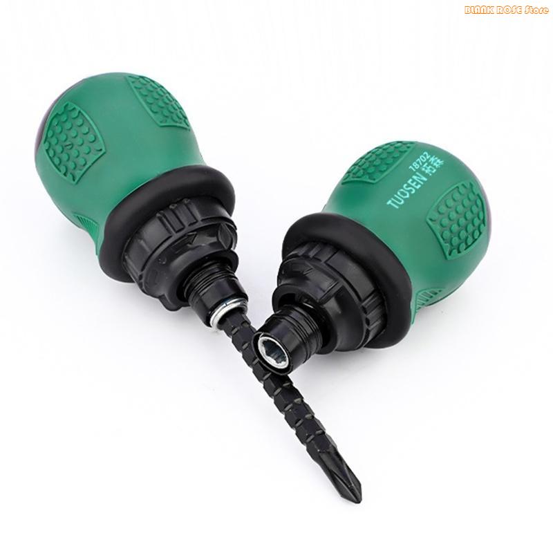 K1AE Double for Head Ratchet Screwdriver Telescopic Screwdriver Set for Cros