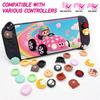 4PCS Silicone Thumbstick Grip Cap For NS Switch 2 PS5 PS4 Xbox Series X/S Controller Accessories Game Joystick Protective Caps