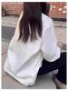 Minimalist Women's Warm Cotton Long-Sleeve T-Shirt for Spring, Autumn, Winter