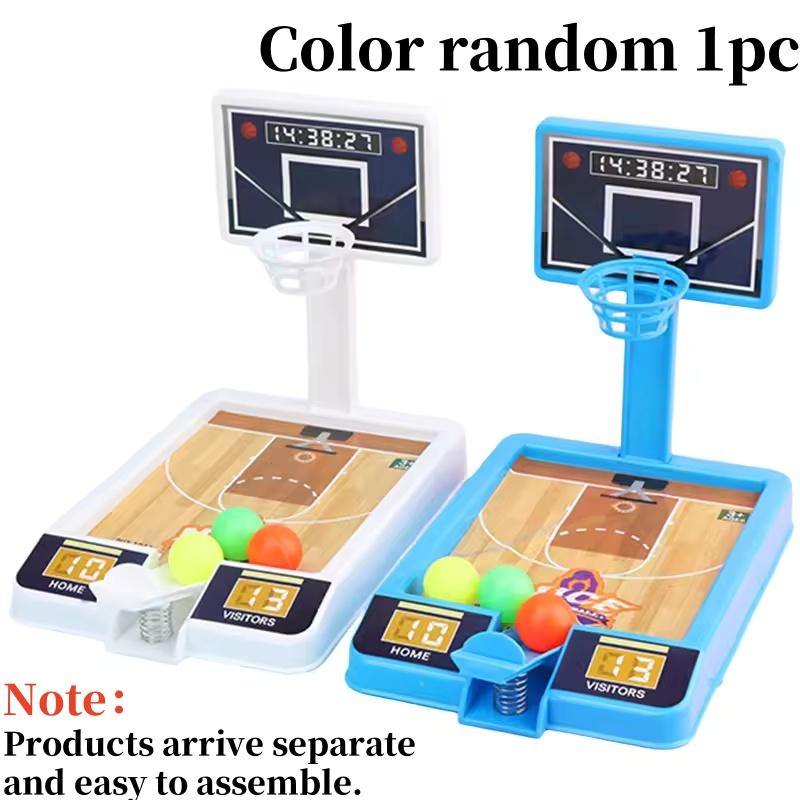 

1/2/3 шт. Мини-баскетбольная машина для стрельбы пальцами, цветная случайная настольная игра, взаимодействие родителей и детей, настольные игры, подарок для детей на вечеринку