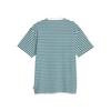 Puma Mmq Service Line Tee Striped Loose Fit Crew Neck Short Sleeve T-Shirt Unisex Tops Green 620839-02