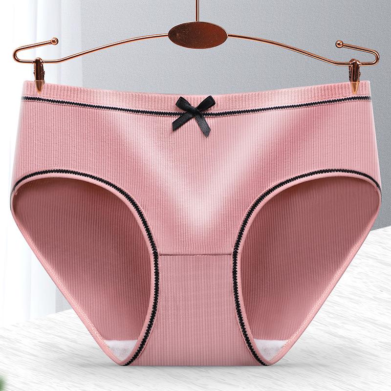 Japanese-Style Mid-Waist Women's Panties – Comfortable, Cute, Plus-Size Options for Teens