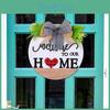 Home Welcome Door Sign With Magnetic Wooden Decor For Diy Festive Decoration