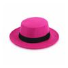 Solid Color Women Fedora Hats Felt Men Jazz Hat Fashion Elegant Bowler