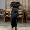 Women's  Summer New Fashion Temperament Elegant Banquet Dress Long Dress African Dress