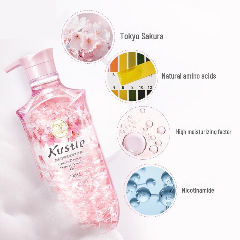 Coosting Cherry Blossom Rose Petal Shower Gel Duo