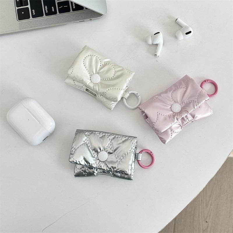 Korean ins bow bag is suitable for Apple earphone case storage bag AirPods protective cover