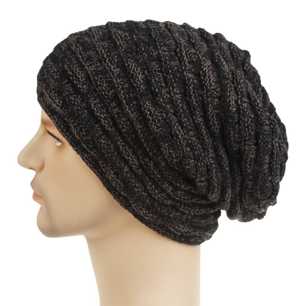 Knitted Fleece Lined Beanie Hat Soft Warm Winter Cap Stretchy Comfortable Fit Suitable for Outdoor Activities and Cold Weather Protection