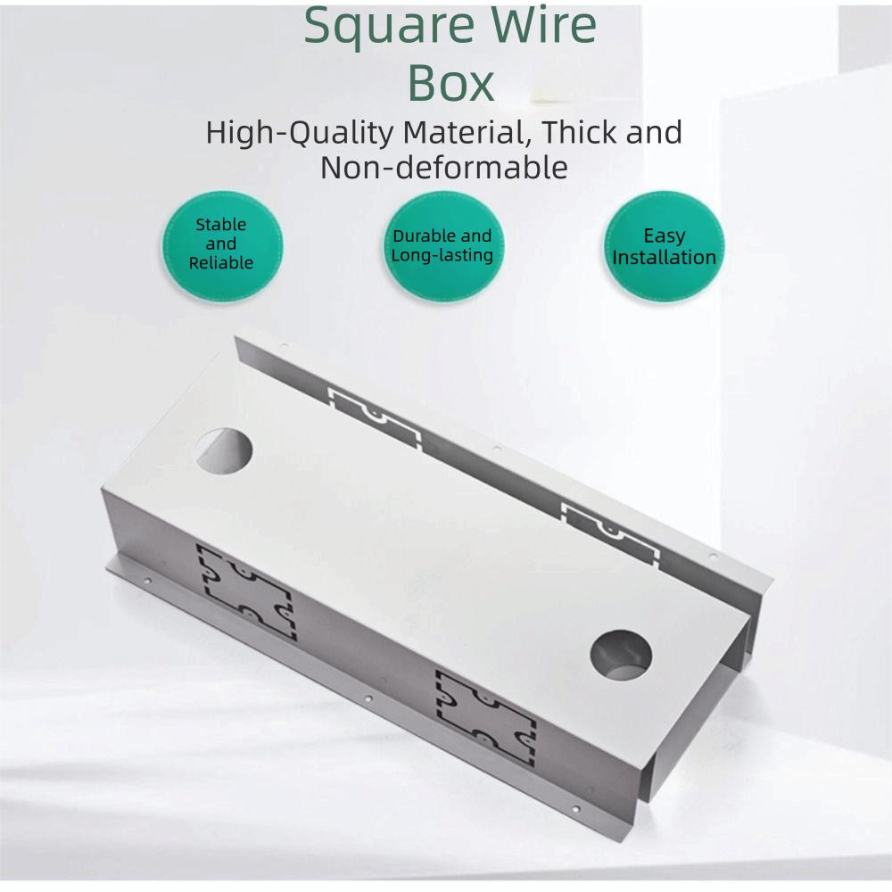 Durable Material Under-Desk Cable Management Tray U-Shape Structure Cable Organizer  Office Desk