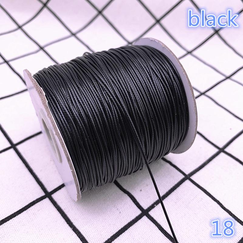 0.5 0.8 1.0 1.5 2.0mm Waxed  Cord Waxed Thread Cord String Strap Necklace Rope Bead DIY Jewelry Making for Bracelet