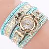 Neues Mode-Strass-Geflochtenes Seil-Armband Quarzuhr Geschenk Reloj 2026
