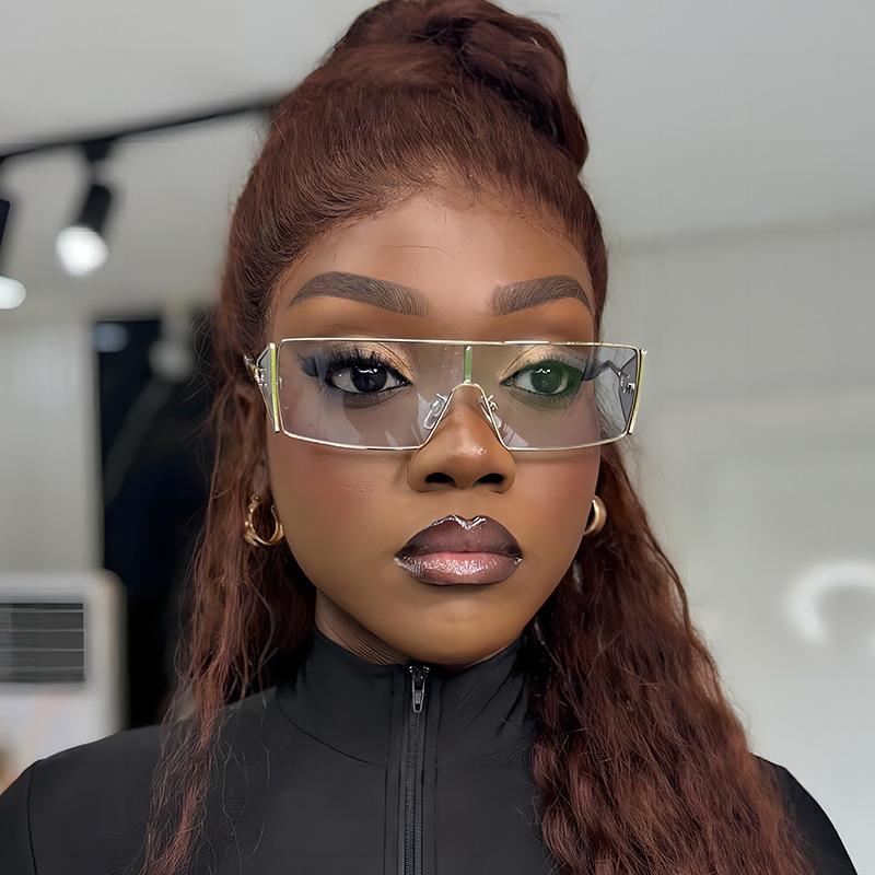 New Metal Fashion Future Technology Sense Sunglasses Sunglasses Trendy Fashion Glasses