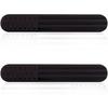 Pack of 2 Black USA American Metal Flag Auto Fender Emblem, Car Badge Car Decals, Used for Most Cars, Trucks, Suvs(Black)