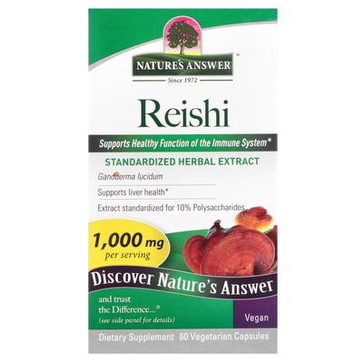 Ciupercă Reishi, 1.000 mg, 60 de capsule vegetale (500 mg per capsulă)